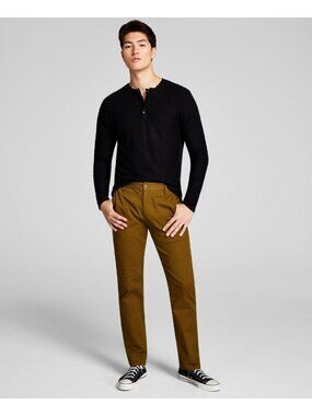 And Now This Mens Everyday Chino Pants in Olive Green-Size 30